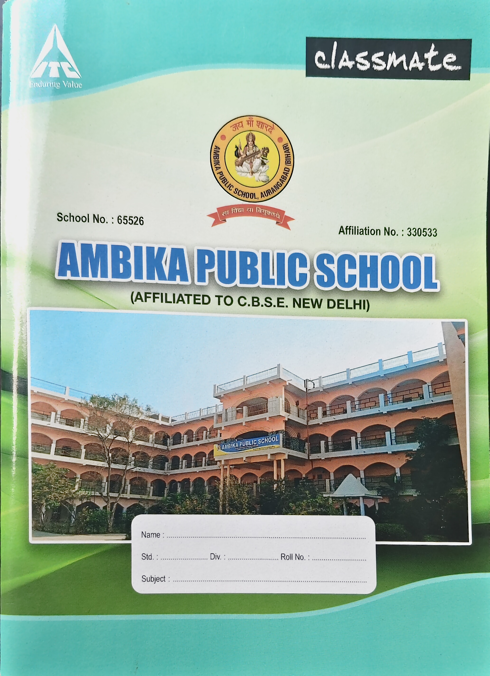 CLASSMATE JUMBO NOTEBOOK 180PAGES PACK OF 8