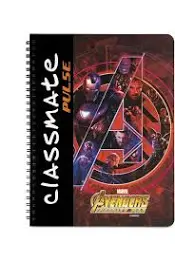 Classmate Pulse 297x210 A4 Spiral UNRULED Page 180 pack of 1