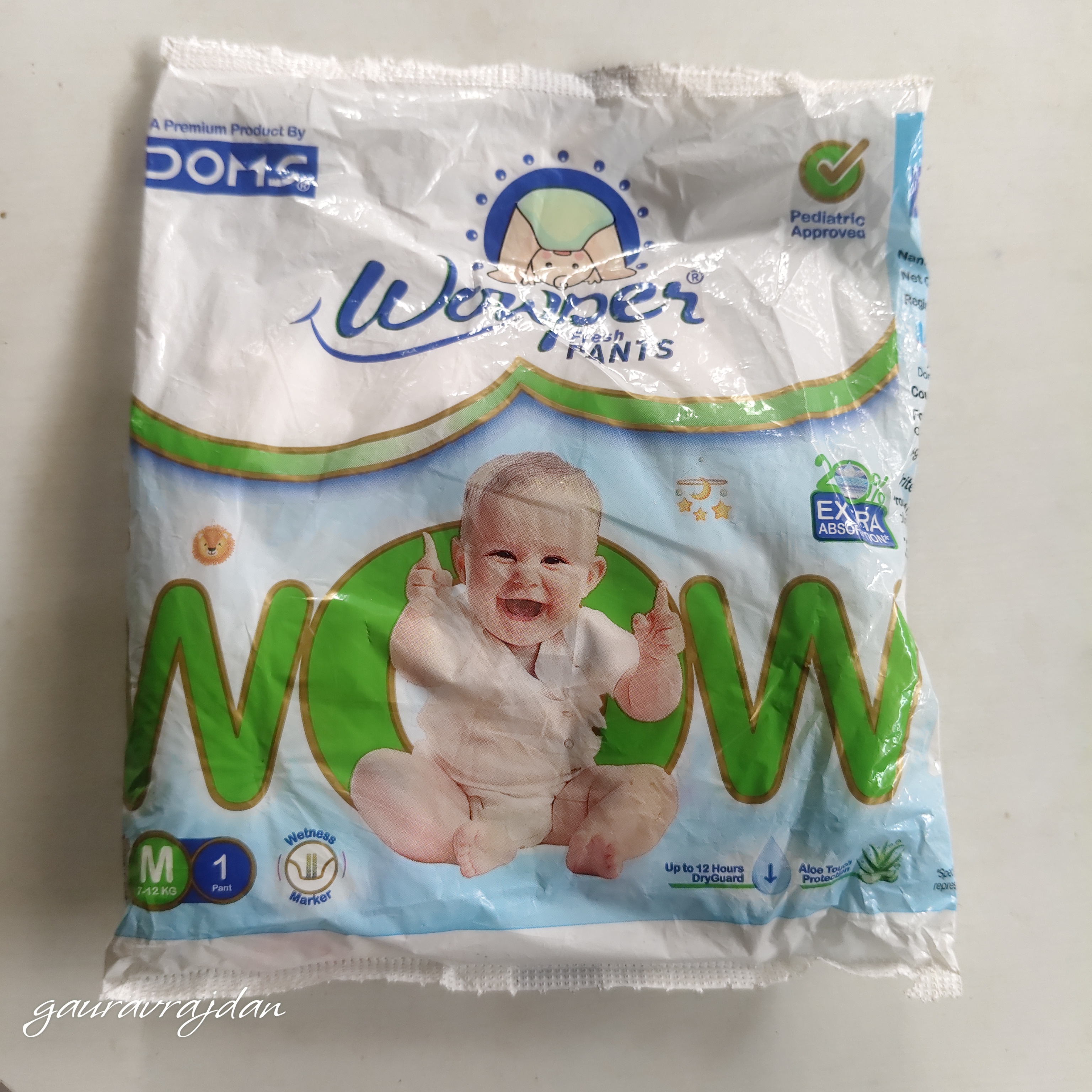 DOMS WOWPER DIAPER M1 PACK OF 280
