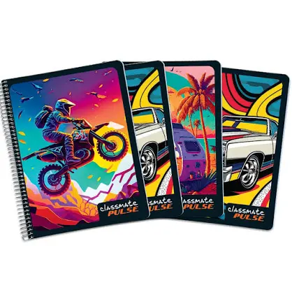Classmate Pulse 297x210 A4 Spiral HINDI Page 400 pack of 1
